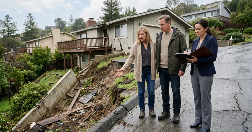 Landslide insurance protection for earth movement risks