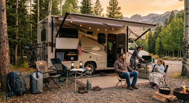 Personal belongings / campsite coverage